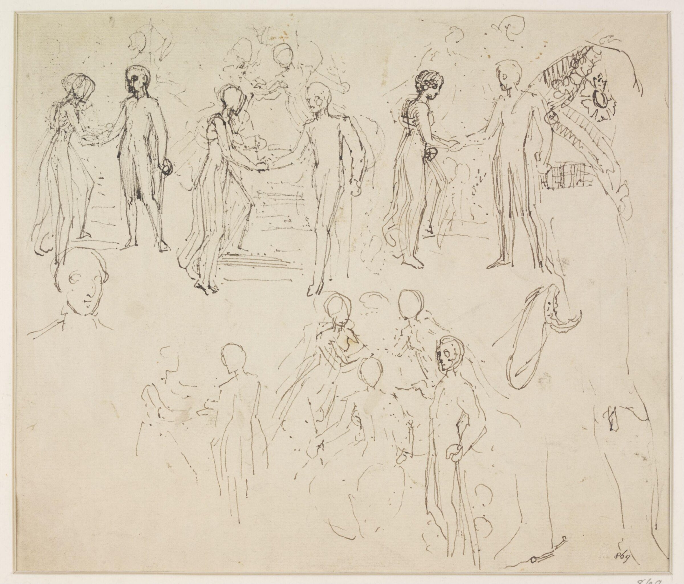Drawing, Thomas Stothard, mid 18th - early 19th century