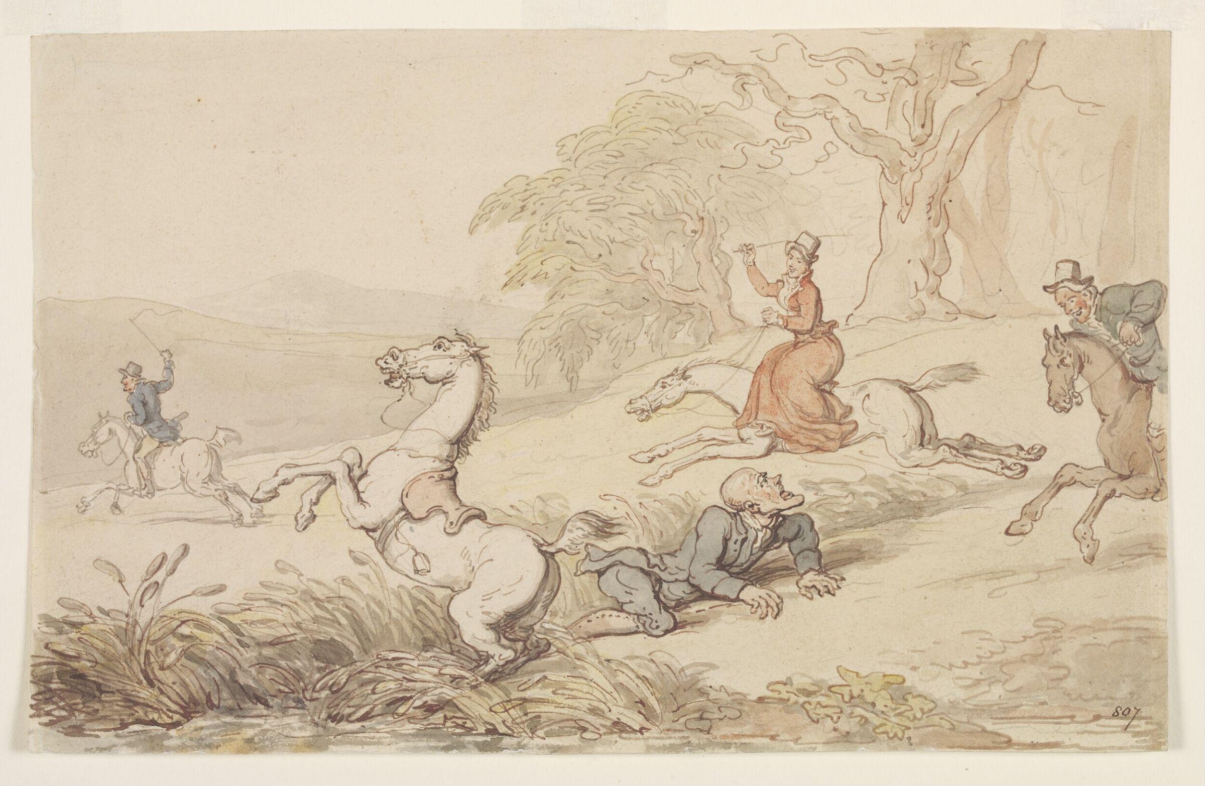 The Tour of Dr. Syntax in Search of the Picturesque, Thomas Rowlandson, early 19th century