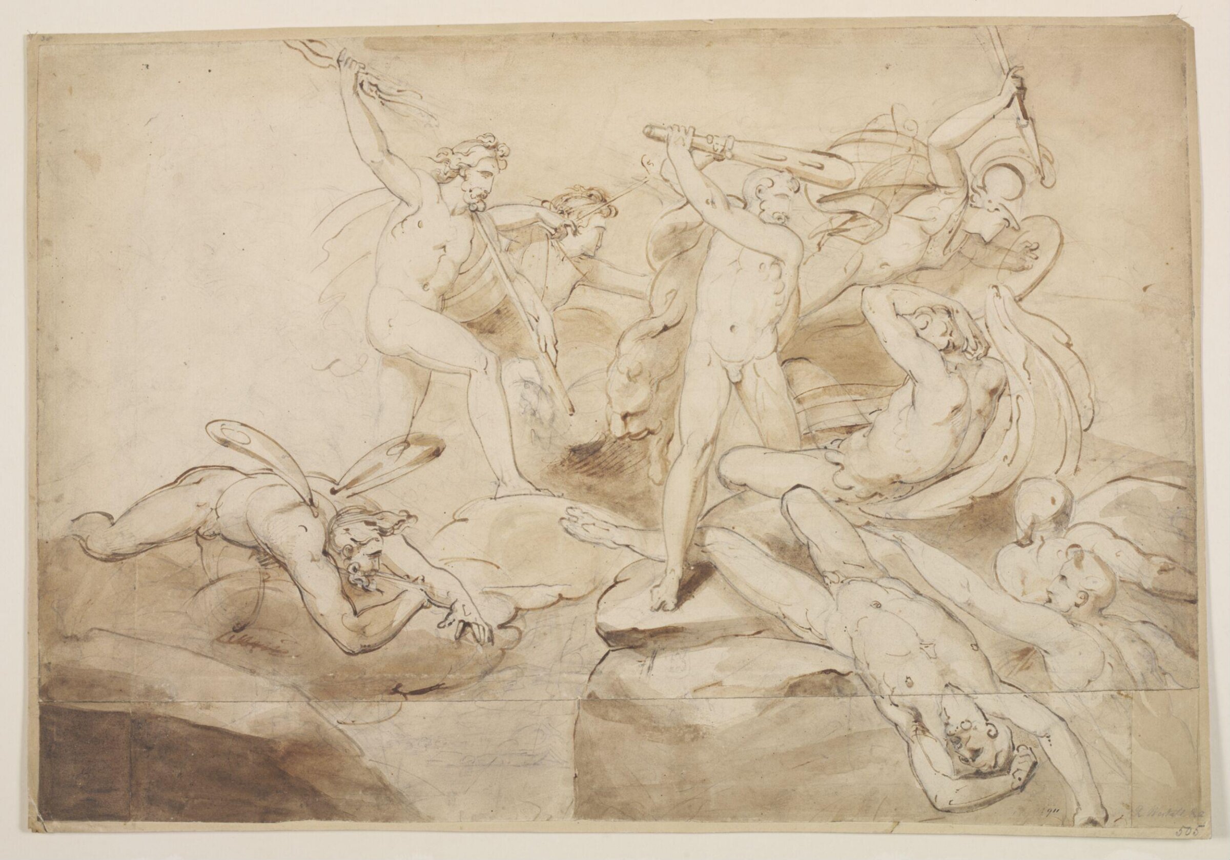 Fall of the Titans, Richard Westall, late 18th - mid 19th century
