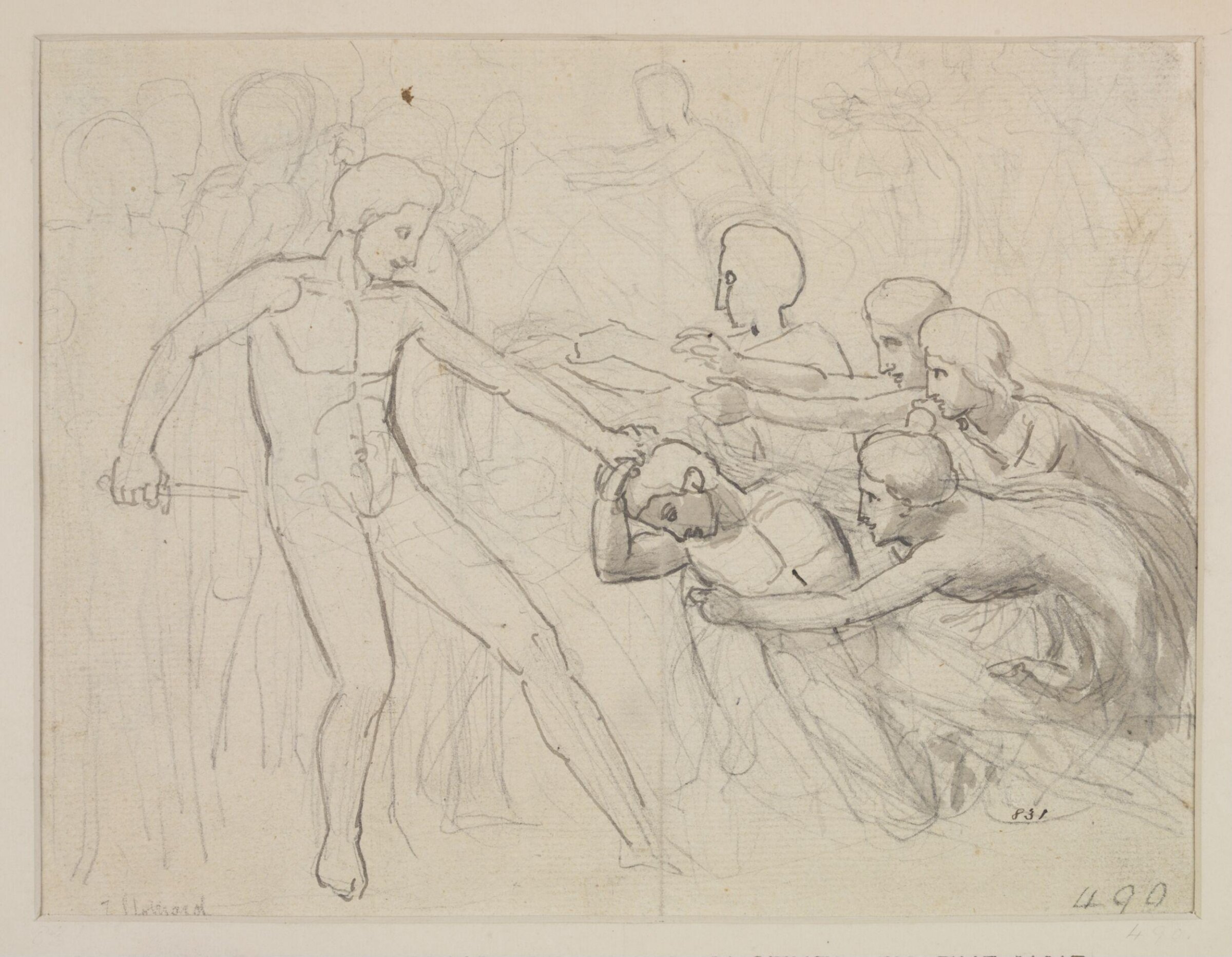 Drawing, Thomas Stothard, mid 18th - early 19th century