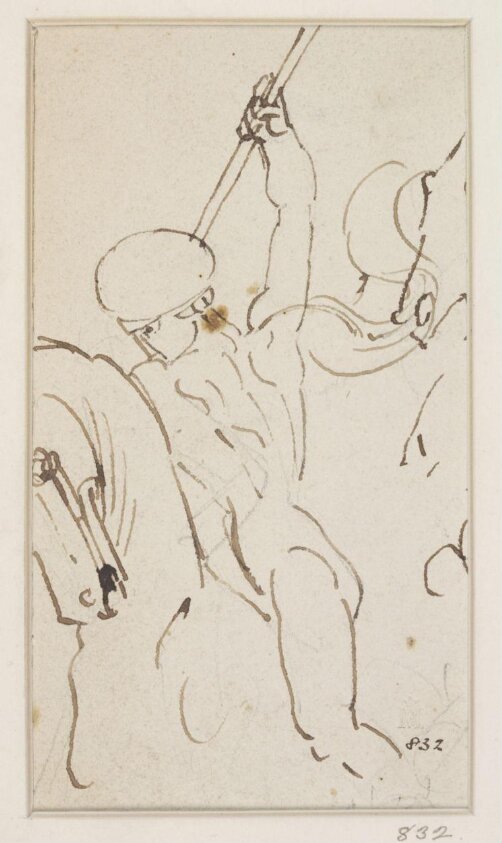 Study for 'A Mythological Battle'