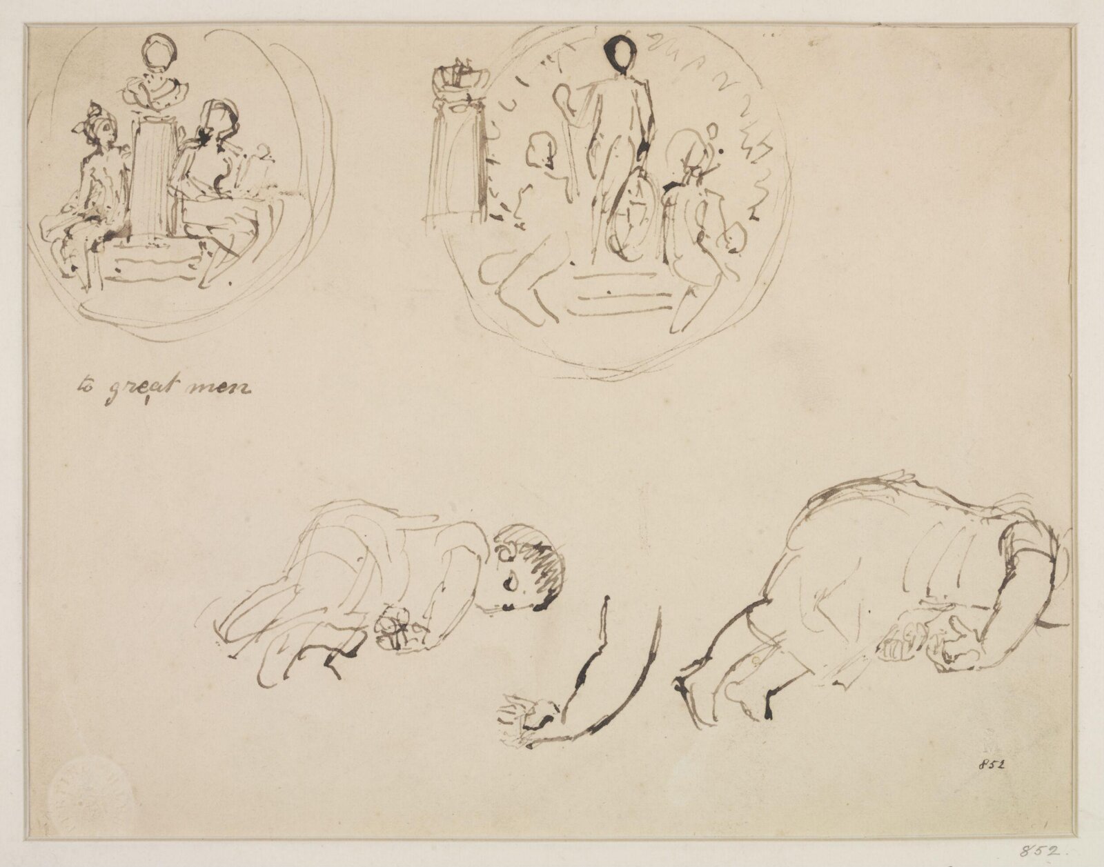 'To Great Men', Thomas Stothard, mid 18th - early 19th century