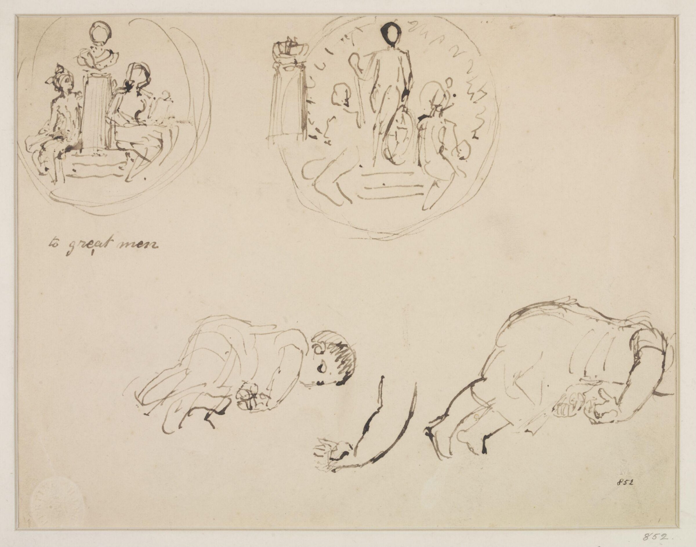 'To Great Men', Thomas Stothard, mid 18th - early 19th century