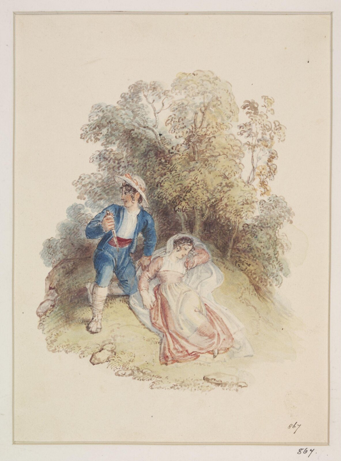 The Young Robber, Thomas Stothard, mid 18th - early 19th century