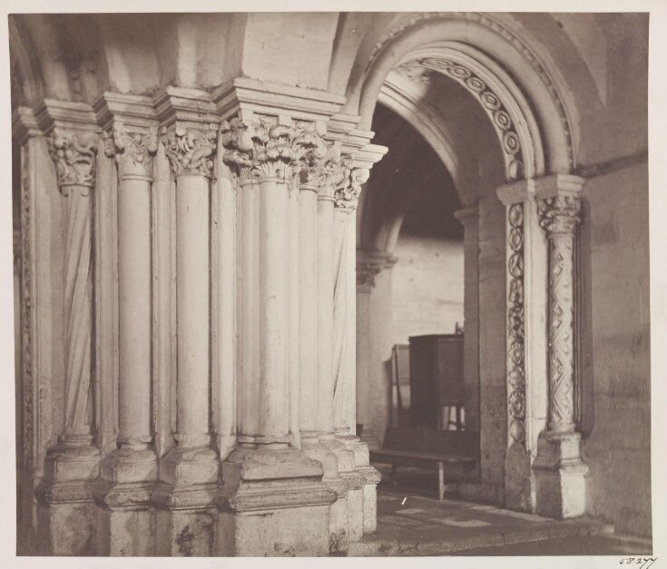 Cathedral, Santiago, Spain, Clustered Columns in the Crypt | V&A ...