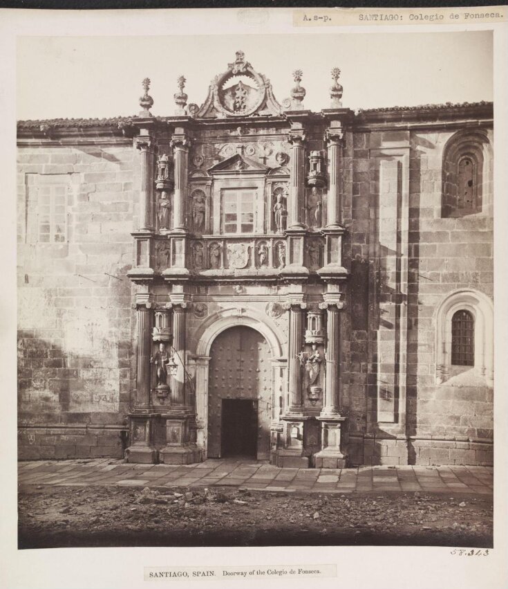 'Santiago, Spain, Doorway of the Colegio de Fonseca top image