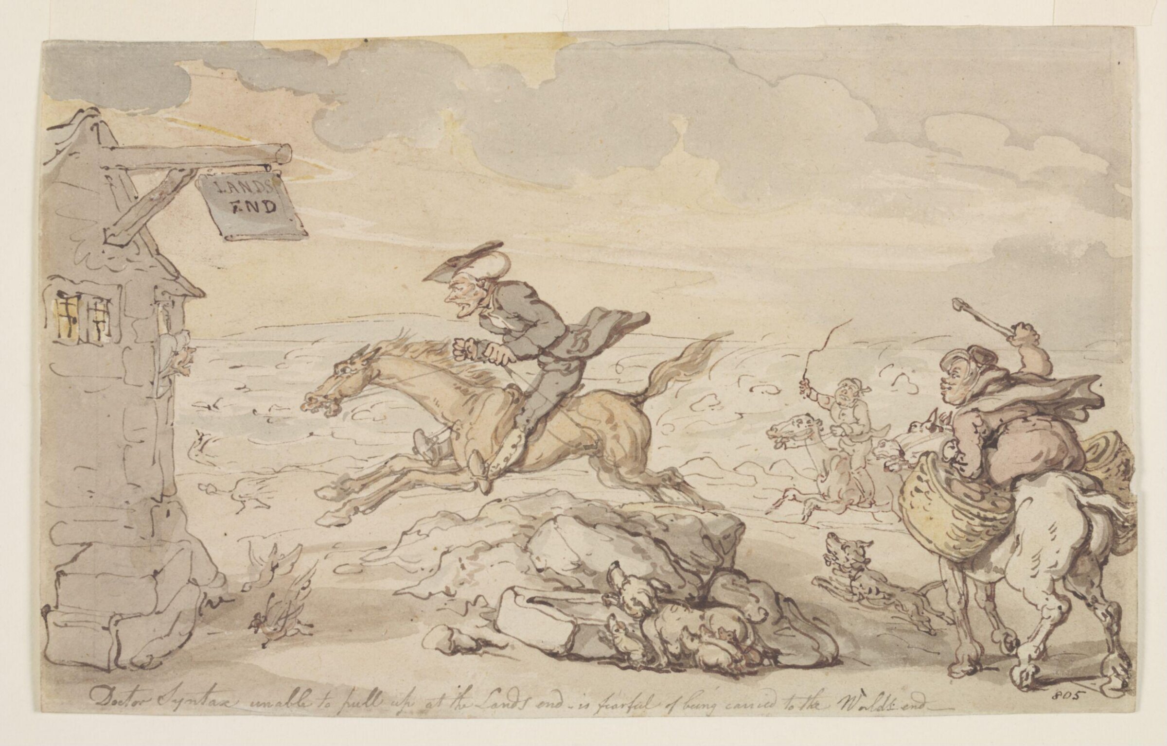 The Tour of Dr. Syntax in Search of the Picturesque, Thomas Rowlandson, early 19th century