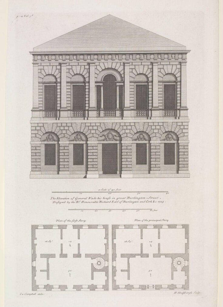 Vitruvius Britannicus, or The British Architect, Volume III top image
