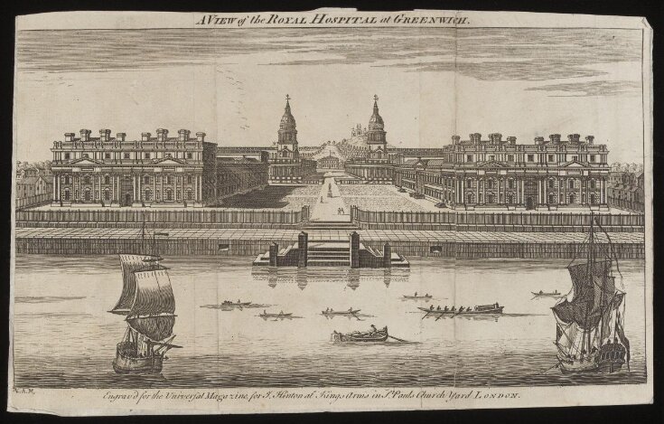 A View of the Royal Hospital at Greenwich top image