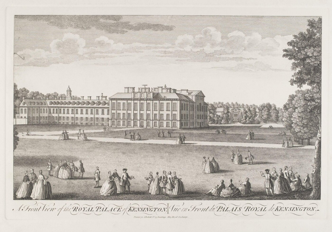 Unknown, A Front View of the Royal Palace of Kensington