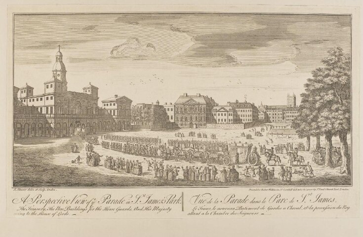 A Perspective View of ye Parade in St. James's Park image