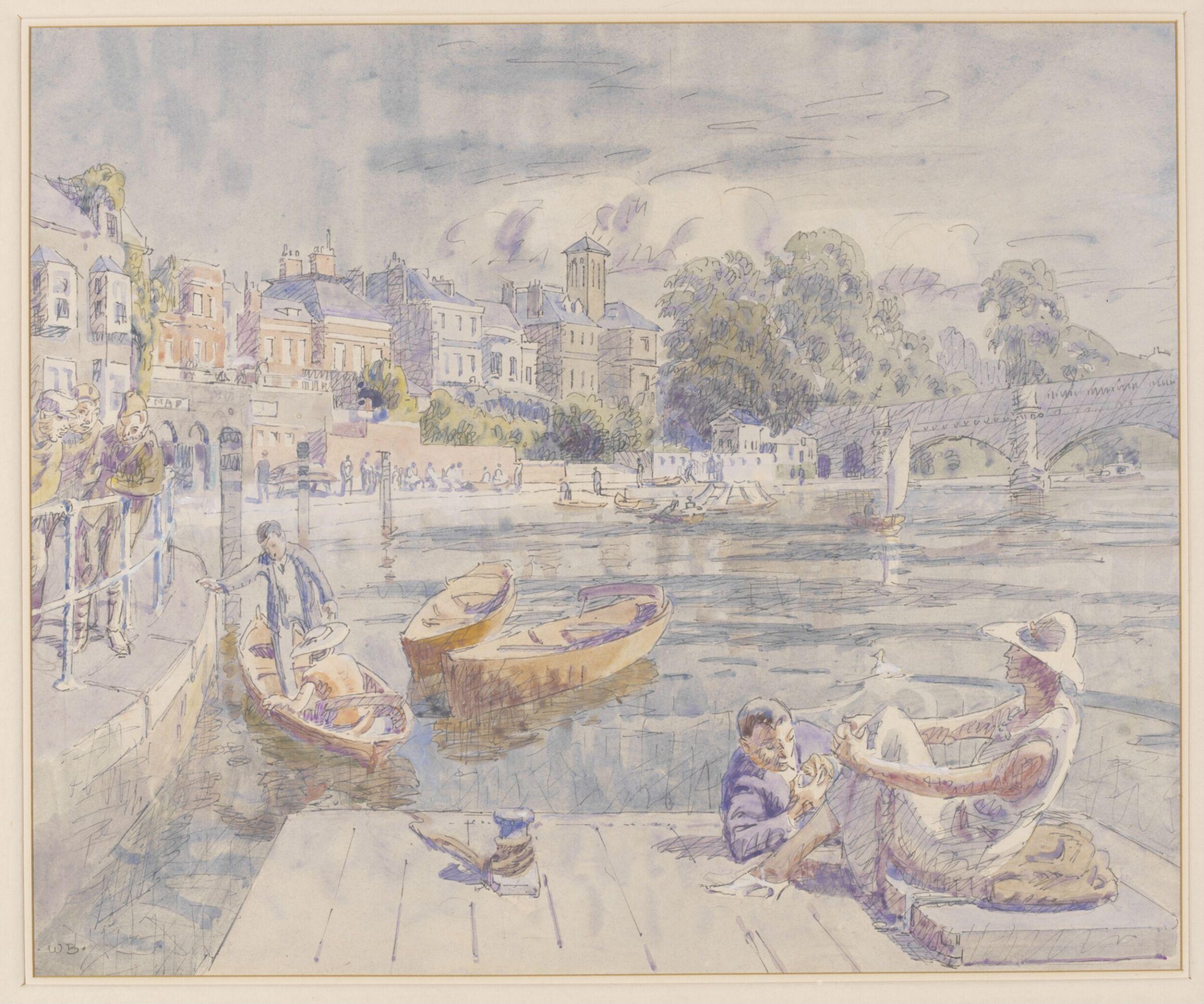 River Front, Richmond, Bayes, ca. 1940