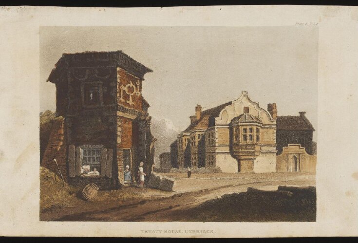 View of the Treaty House, Uxbridge, Middlesex. image