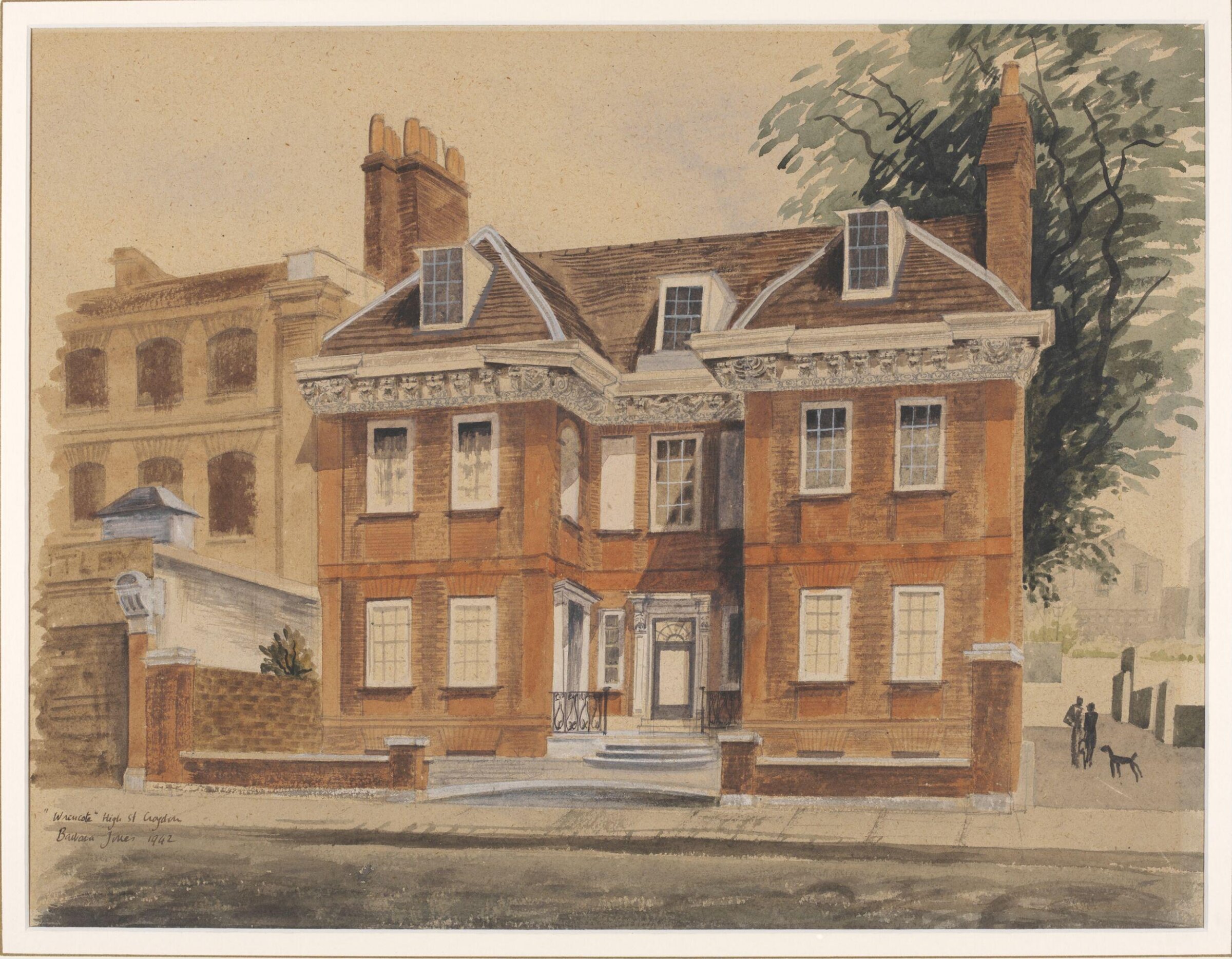 "Wrencote," High Street, Croydon, Barbara Jones, 1942