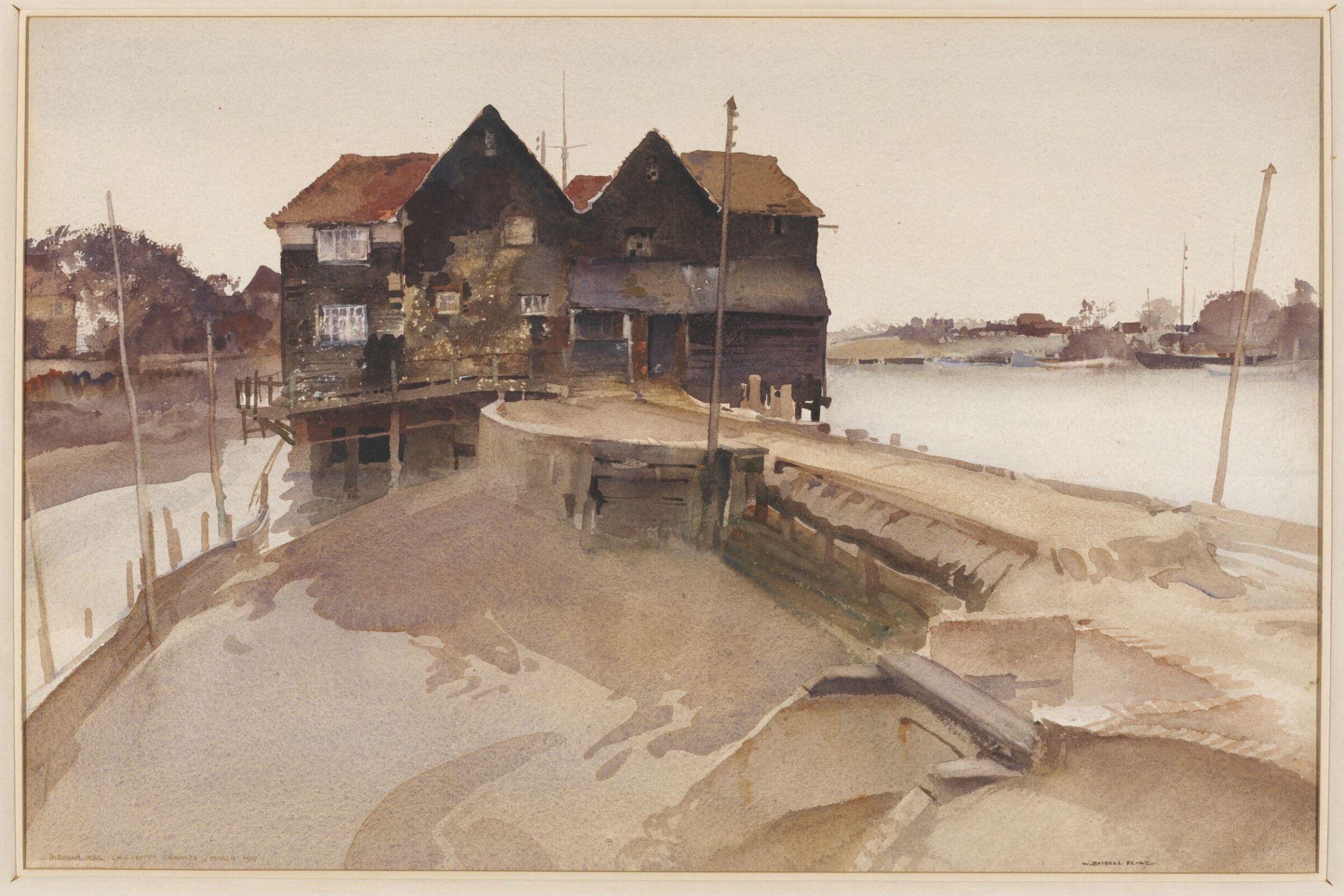 Birdham Mill, Chichester Channel, Flint, March 1940
