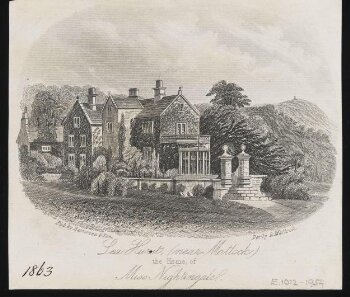 Lea Hurst, (near  Matlock) the Home of Miss  Nightingale