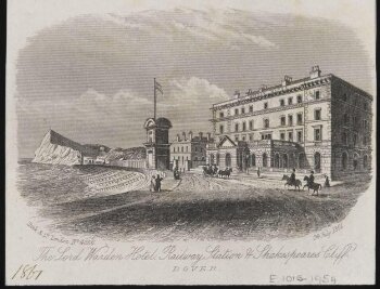 The Lord Warden Hotel, Railway Station & Shakespeares Cliff, Dover