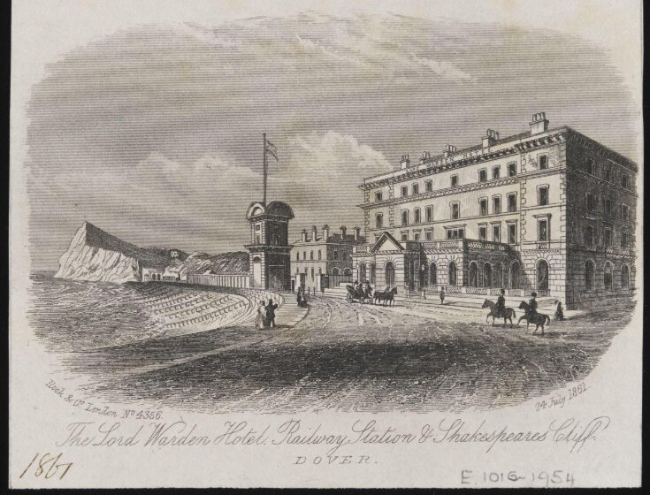 The Lord Warden Hotel, Railway Station & Shakespeares Cliff, Dover image