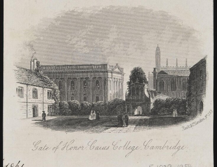 Gate of Honor, Caius College, Cambridge image