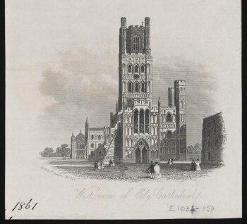 West view of Ely Cathedral