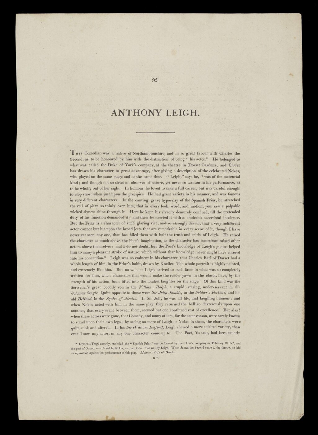 Unknown, H Beard Print Collection