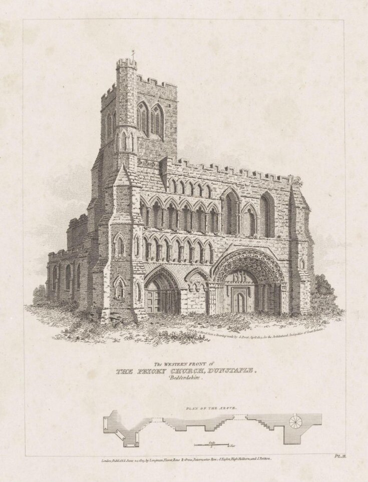 The Western Front of the Priory Church, Dunstable, Bedfordshire top image