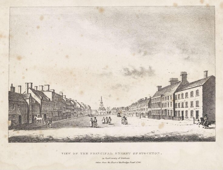 View of the Principal Street of Stockton, in the County of Durham top image