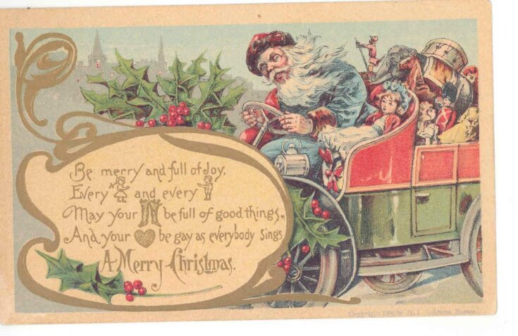 Christmas Postcard top image