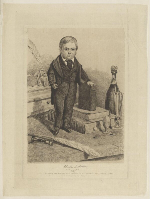 Charles S. Stratton, known as General Tom Thumb | Baugniet, Charles | V ...