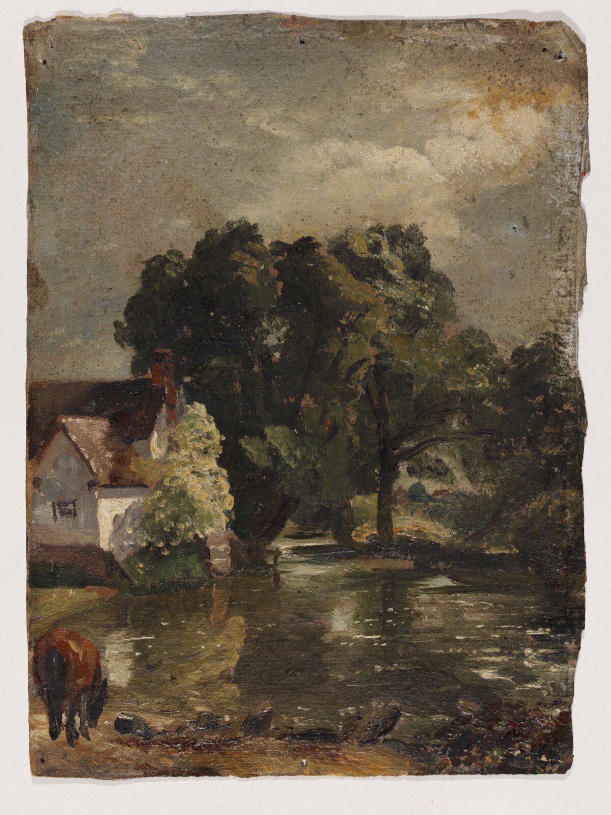 Willy Lott's House, near Flatford Mill, John Constable, ca. 1810-1815