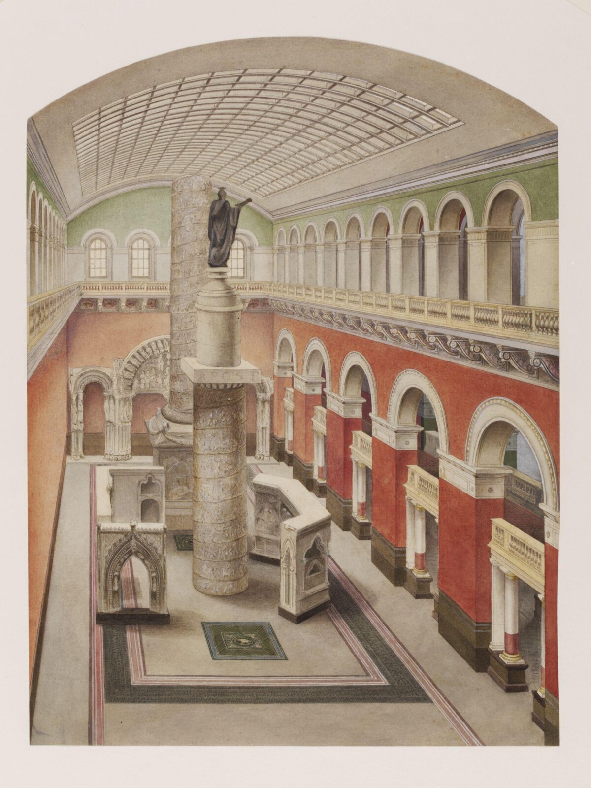 The Western Architectural Court, ca. 1873