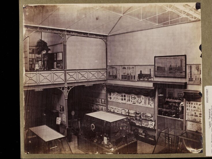 London: South Kensington Museum. Photograph of the making of the museum, 1857. top image