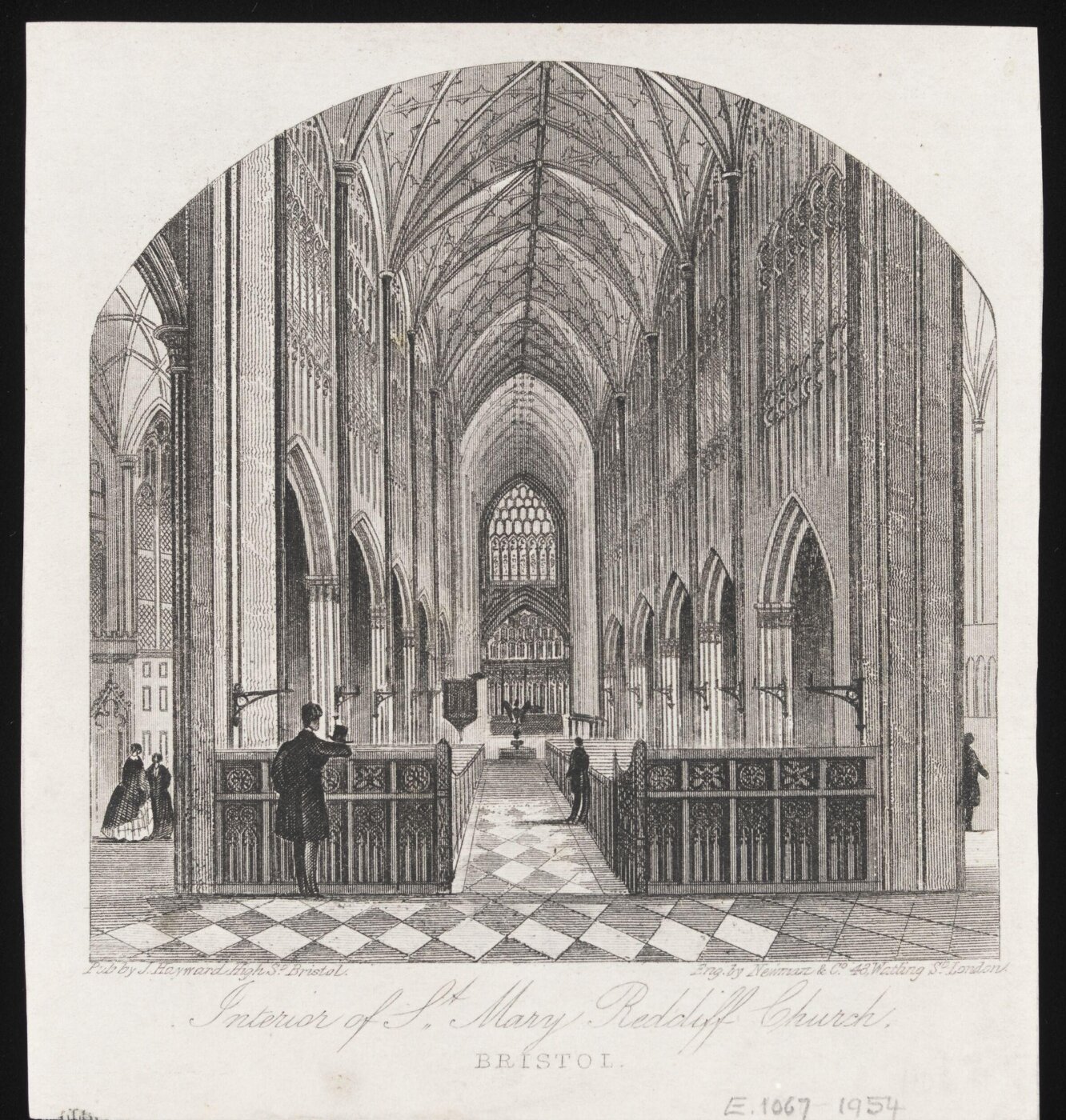 Unknown, Interior of St. Mary Redcliff Church, Bristol