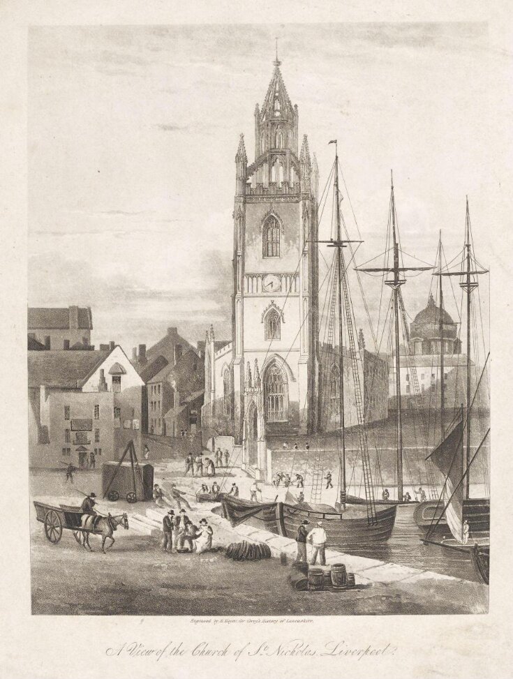 A View of the Church of St. Nicholas, Liverpool top image