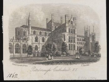 Peterborough Cathedral, N.E.