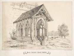 Porch, Boxford Church, Suffolk.