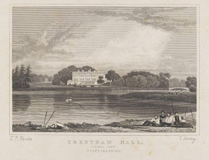 Trentham Hall, General View, Staffordshire top image