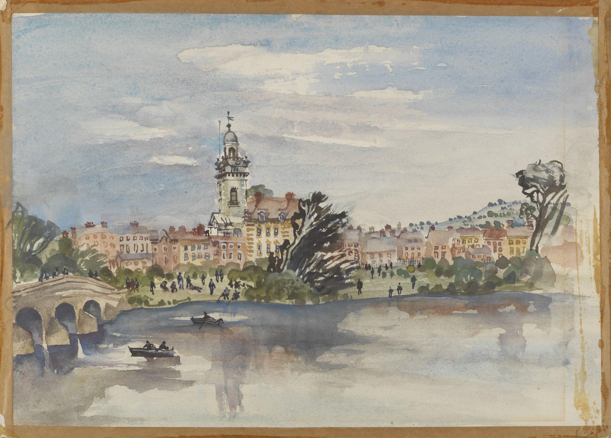 The Stour at Blandford, Kirk, ca.1940