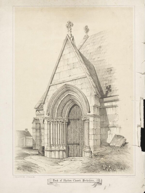 Porch of Skelton Church, Yorkshire. Newman, Alfred V&A Explore The