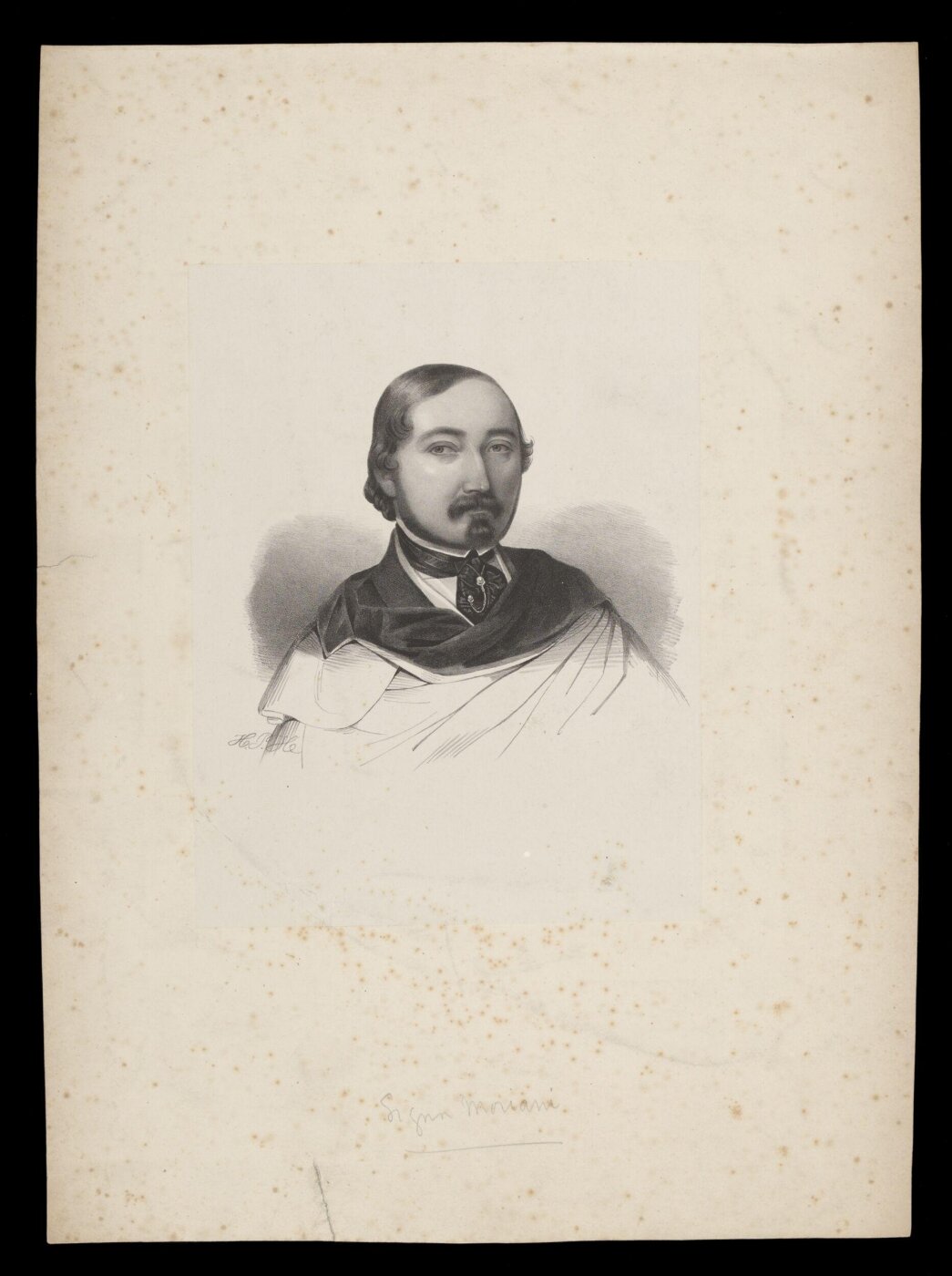 Unknown, H Beard Print Collection