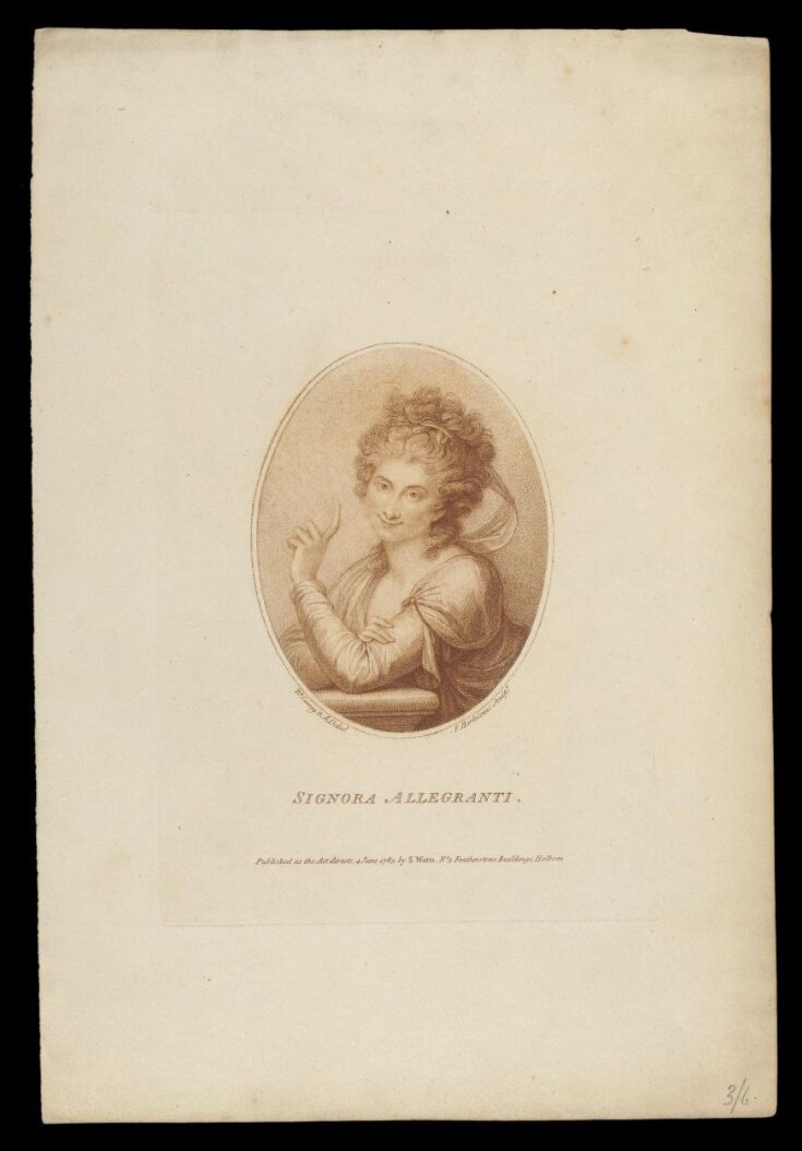 Portrait of Maddalena Allegranti image