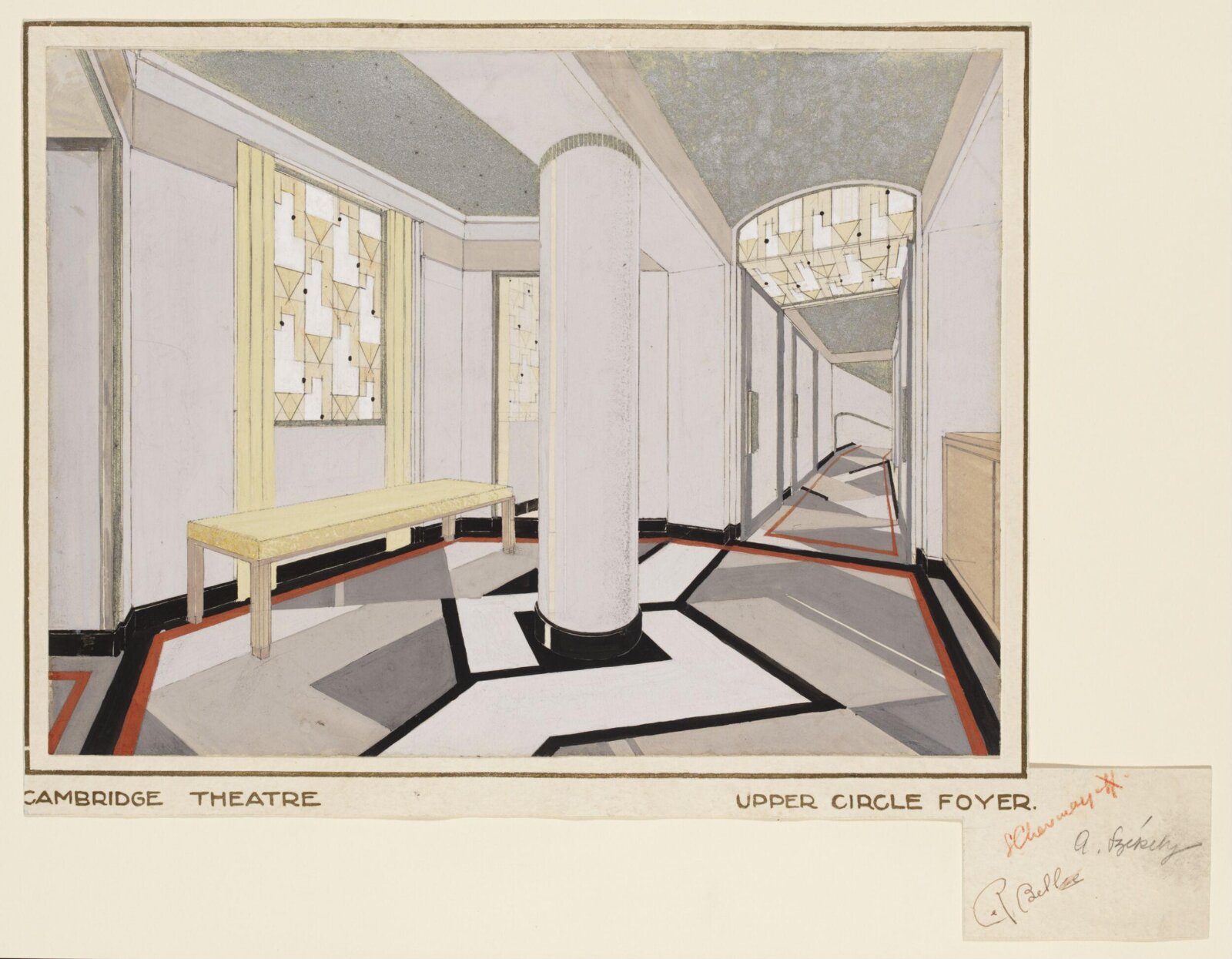 Drawing, Serge Chermayeff, 1929-1930