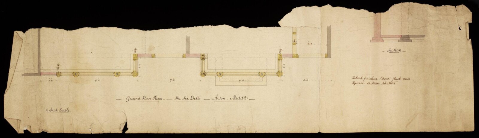 Drawing, G. E. Gordon, ca. 1835