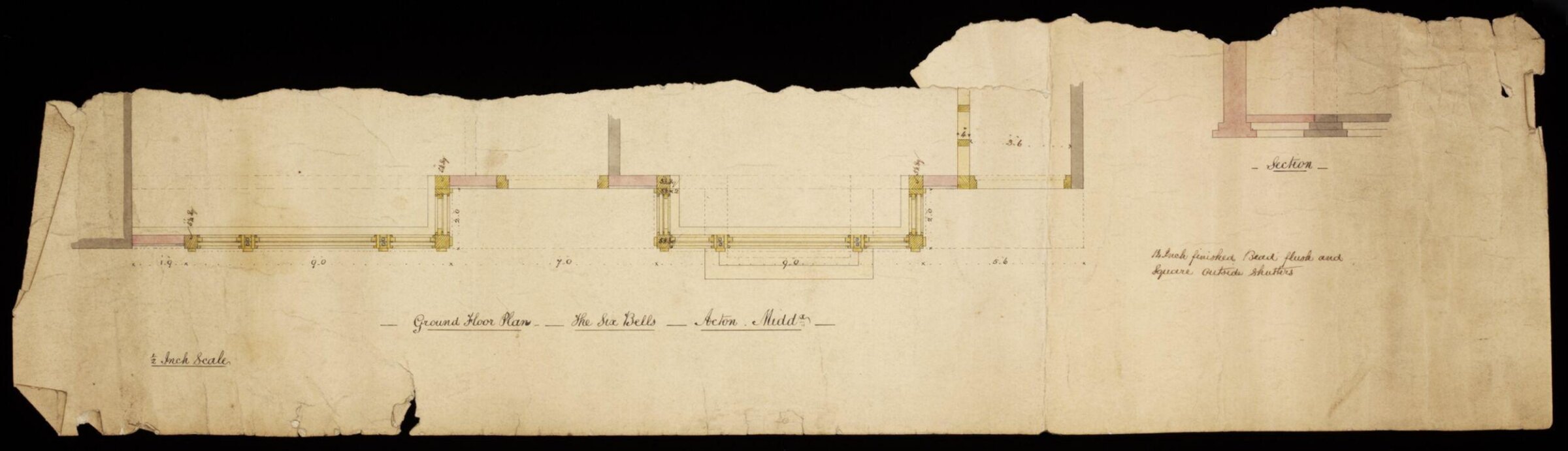 Drawing, G. E. Gordon, ca. 1835