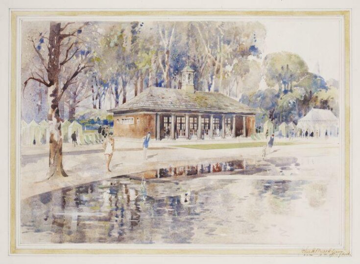 Proposed refreshment pavilion by the Serpentine at Hyde Park. top image
