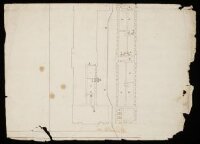 Basement plan for the Charles II building at Greenwich Hospital