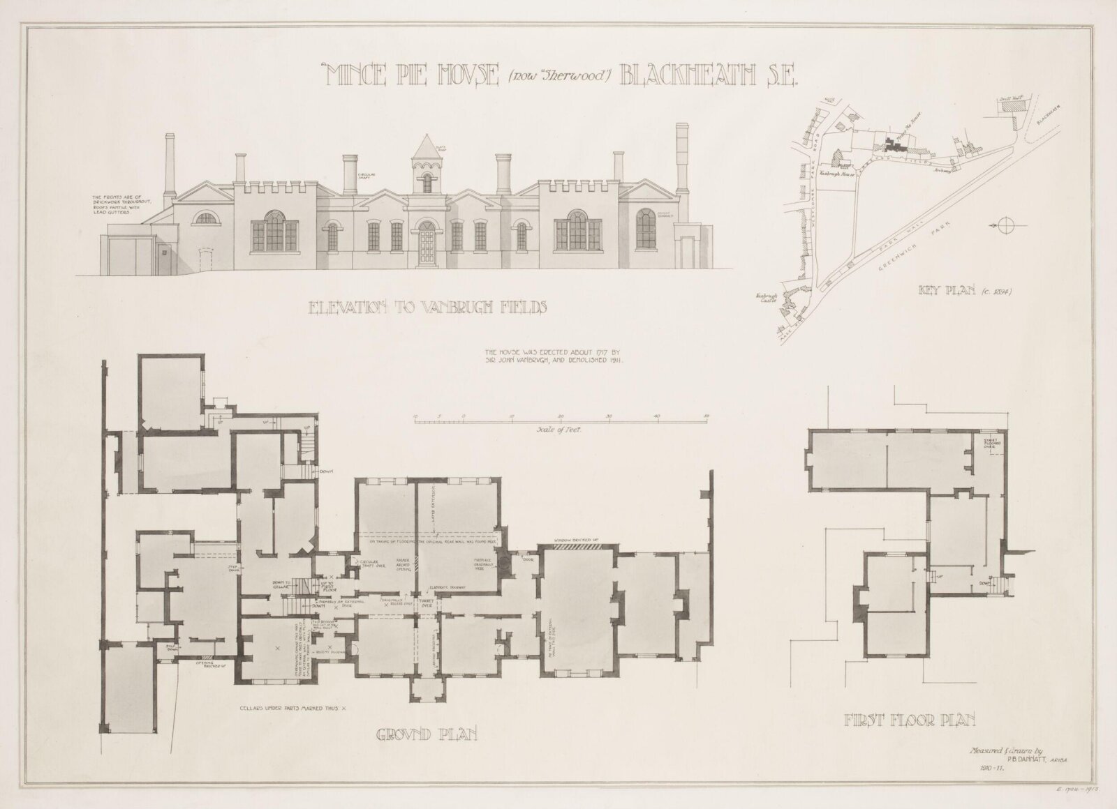 Drawing, Percy Boothroyd Dannatt, 1910-11