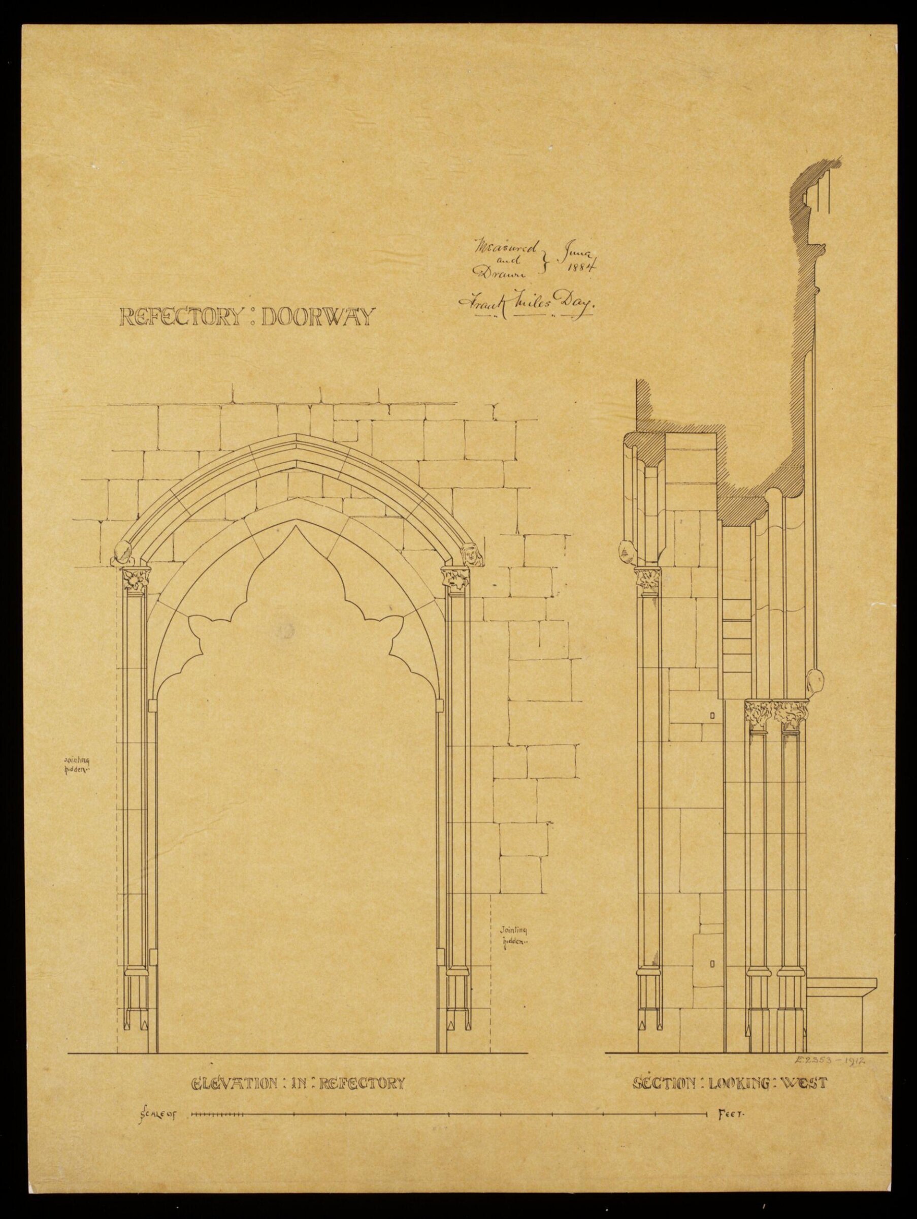Drawing, day, June 1884