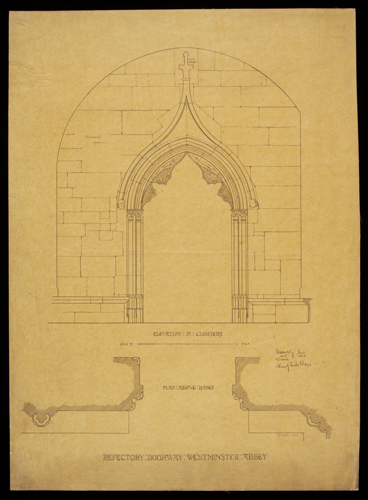 Drawing, day, June 1884