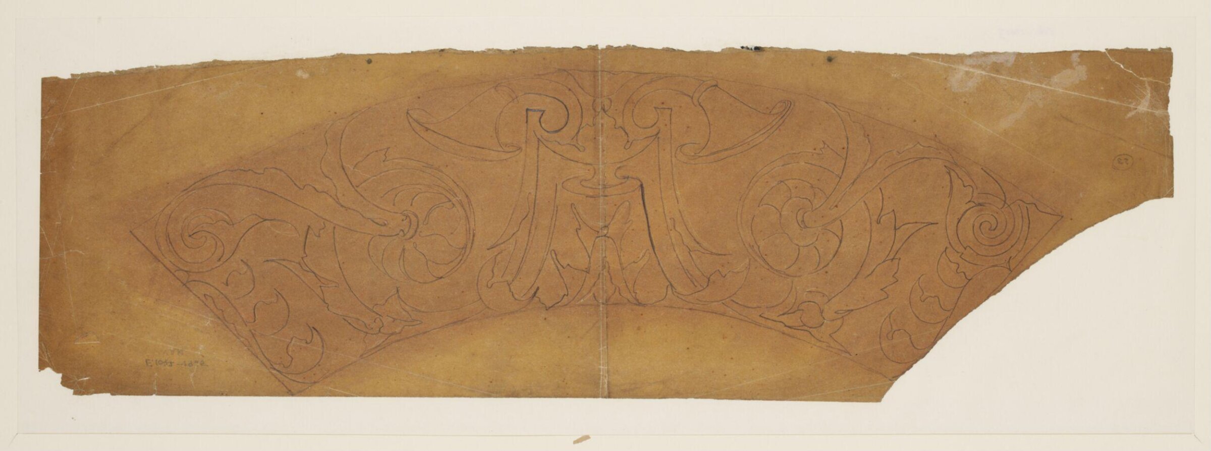 Design for ornamentation, Godfrey Sykes, 1860-6